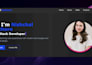 build an animated portfolio website using react tailwind CSS and framer m